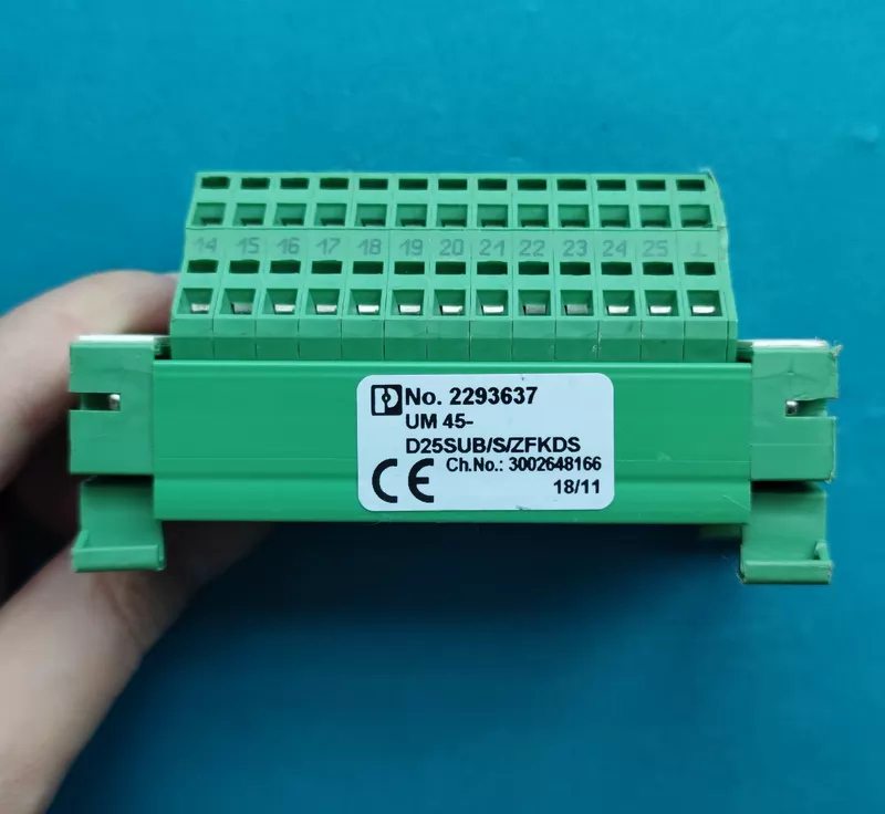 Phoenix Contact D-SUB Connector UM 45-D25SUB/S/ZFKDS 2293637UM - Industrial Grade 1 Phoenix Contact D-SUB Connector UM 45-D25SUB/S/ZFKDS 2293637UM - Industrial Grade