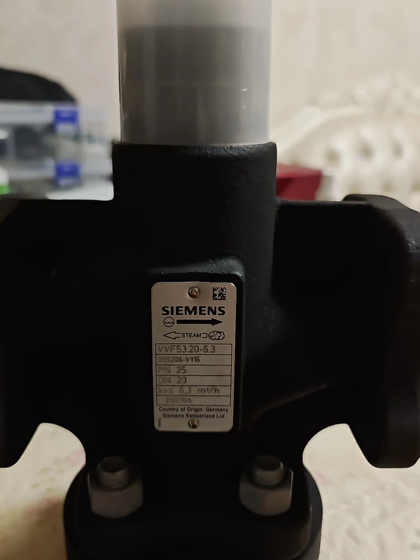 Two-Way Flanged Steam Valve Body SIEMENS VVF53.20-6.3 1 Two-Way Flanged Steam Valve Body SIEMENS VVF53.20-6.3