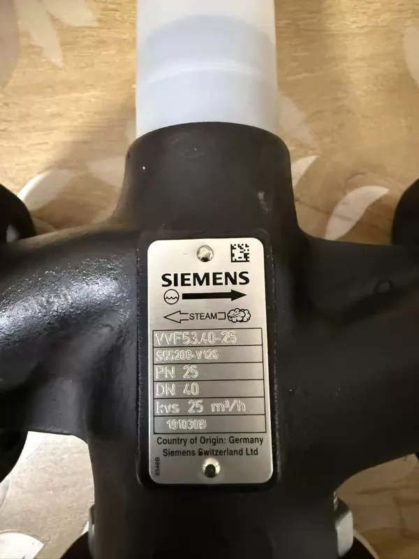 Steam Control Valve Body Siemens VVF53.40-25 Industrial Grade 1 Steam Control Valve Body Siemens VVF53.40-25 Industrial Grade