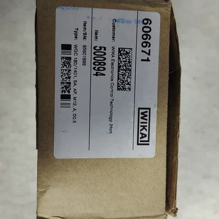 WIKA WGC 180/1401 500894 Pressure Gauge 500895