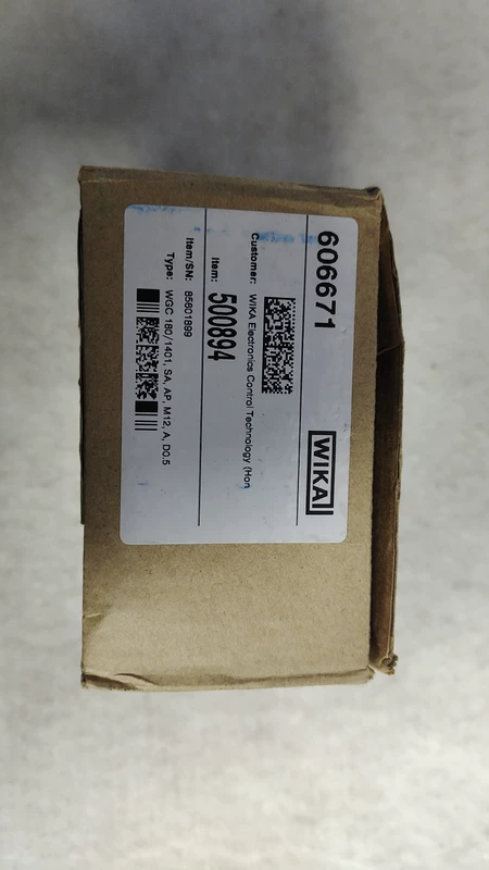WIKA WGC 180/1401 500894 Pressure Gauge 500895 1 WIKA WGC 180/1401 500894 Pressure Gauge 500895