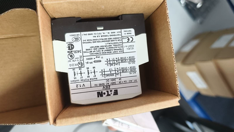 EATON ZEV 209635 Motor Protection Circuit Breaker 2 EATON ZEV 209635 Motor Protection Circuit Breaker - Image 2