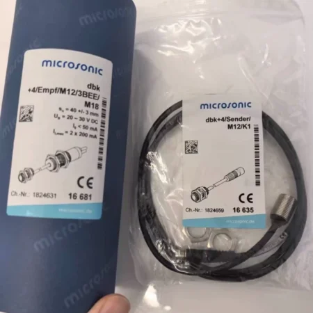 Object Detection microsonic dbk+4/M12/3BEE/M18 in Automation