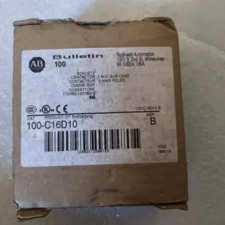 Motor Switching Solution Allen-Bradley 100-C16D10 Contactor