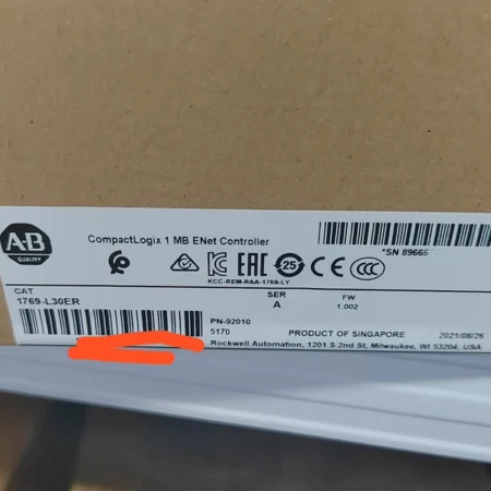 Industrial Automation Allen-Bradley 1769-L30ER for Machine Control