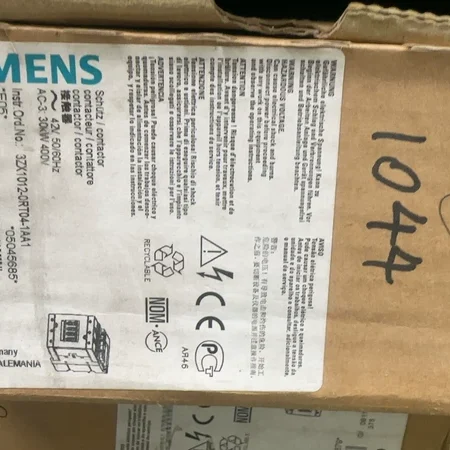 Motor Control Solution SIEMENS 3RT1044-1AD20 Contactor