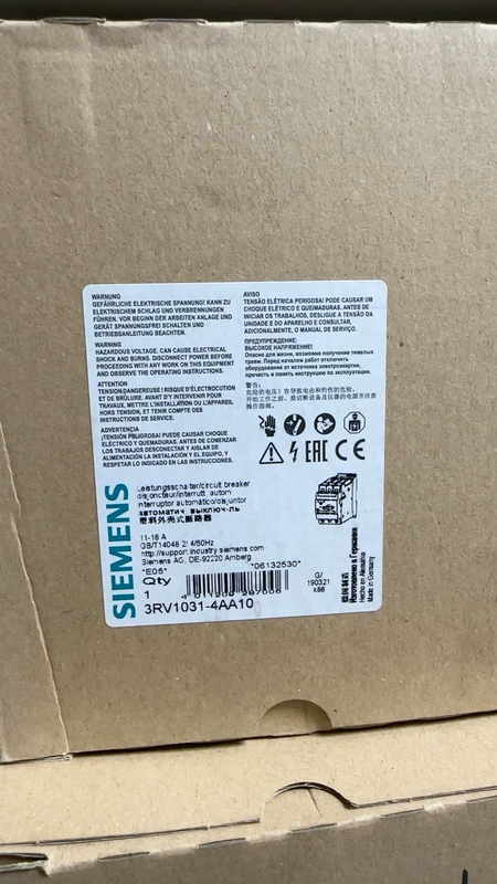 Industrial Machine Protection SIEMENS 3RV1031-4AA10 Breaker 1 Industrial Machine Protection SIEMENS 3RV1031-4AA10 Breaker