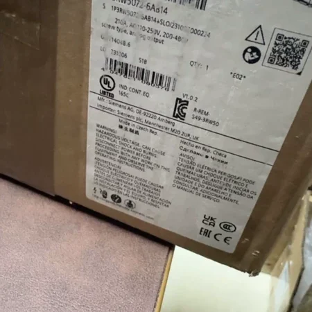 Motor Soft Starter Siemens 3RW5072-6AB14 for Pumps