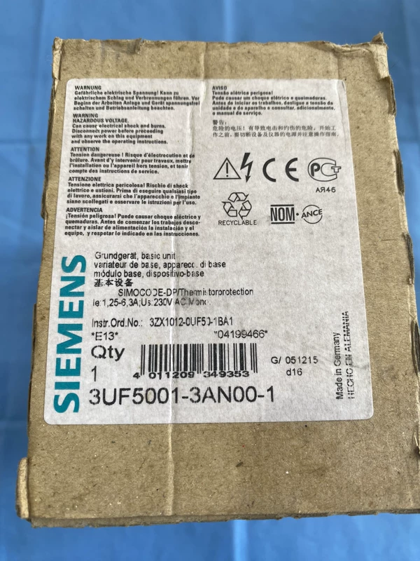 Industrial Motor Control SIEMENS 3UF5001-3AN00-1 1 Industrial Motor Control SIEMENS 3UF5001-3AN00-1