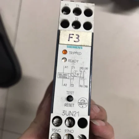 Overcurrent Protection Relay Siemens 3UN2110-0AN7 for Machinery