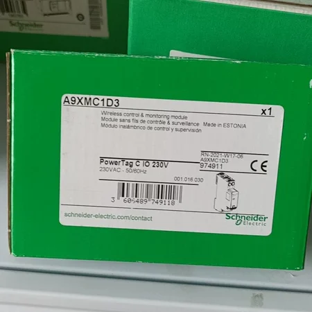 Industrial Energy Monitoring with Schneider A9XMC1D3 for Smart Grids