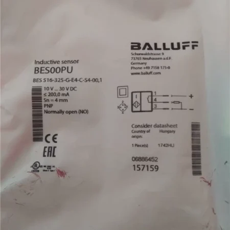 Automated Assembly Detection with Balluff BESOOPU BES516-325-G-E4-C-S4-00