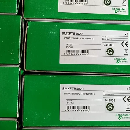 Industrial Automation Wiring with Schneider BMXFTB4020 Block
