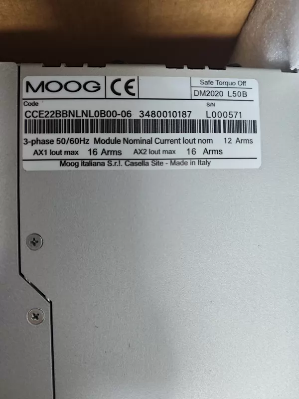 Industrial Automation Servo Drive MOOG CCE22BBNLNL0B00-06 for Robotics 3 Industrial Automation Servo Drive MOOG CCE22BBNLNL0B00-06 for Robotics - Image 3