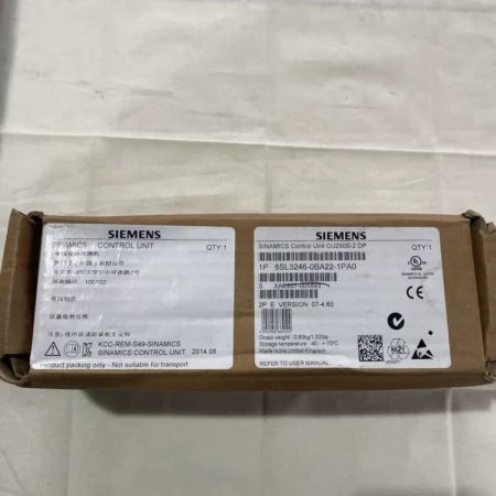 Industrial Drive Control Siemens CU250S-2 DP 6SL3246 for Automation