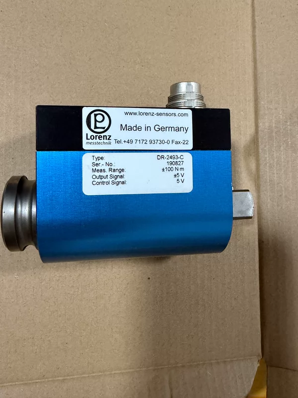 Industrial Torque Monitoring Lorenz DR-2493-C for Motor Testing