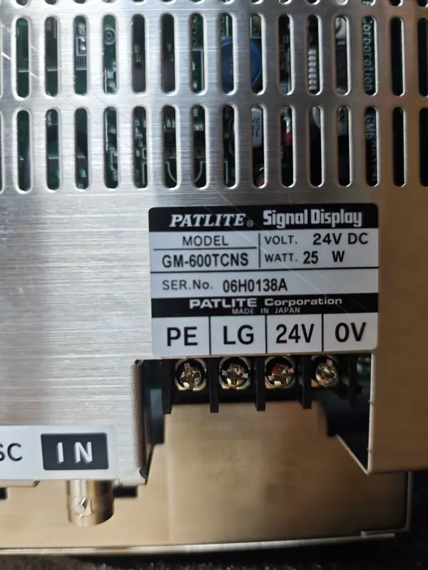 Factory HMI Solution PATLITE GM-600TCNS 06H0138A Touch Screen 3 Factory HMI Solution PATLITE GM-600TCNS 06H0138A Touch Screen - Image 3