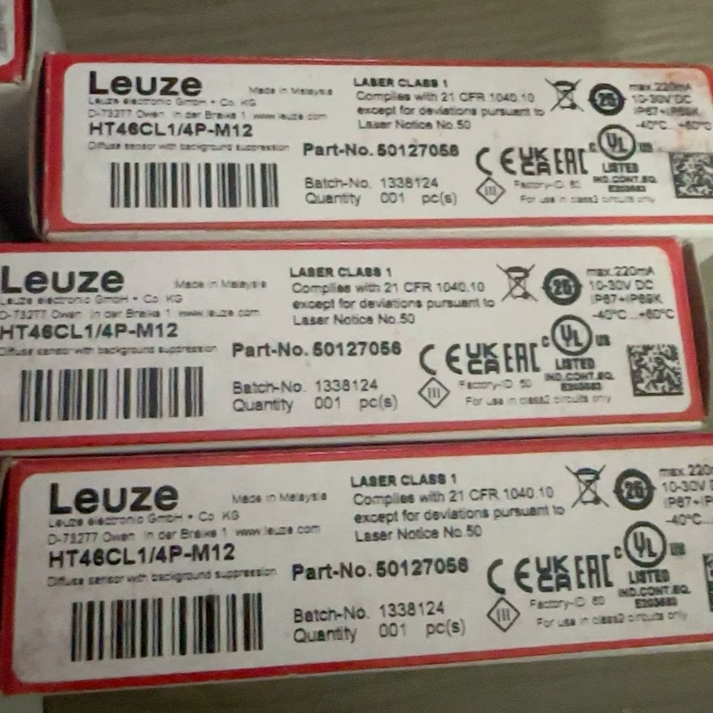 Industrial Detection Leuze HT46CL1/4P-M12 Conveyor Sensor