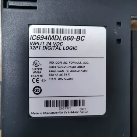 Industrial Automation Emerson IC694MDL660-BC Discrete Input