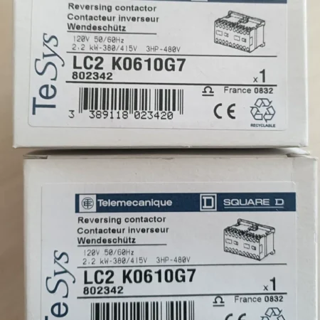 Industrial Motor Reversing Solution Schneider LC2K0610G7 Contactor