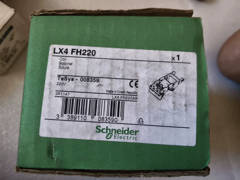 Industrial Motor Control Schneider LX1FH220 Coil 220V