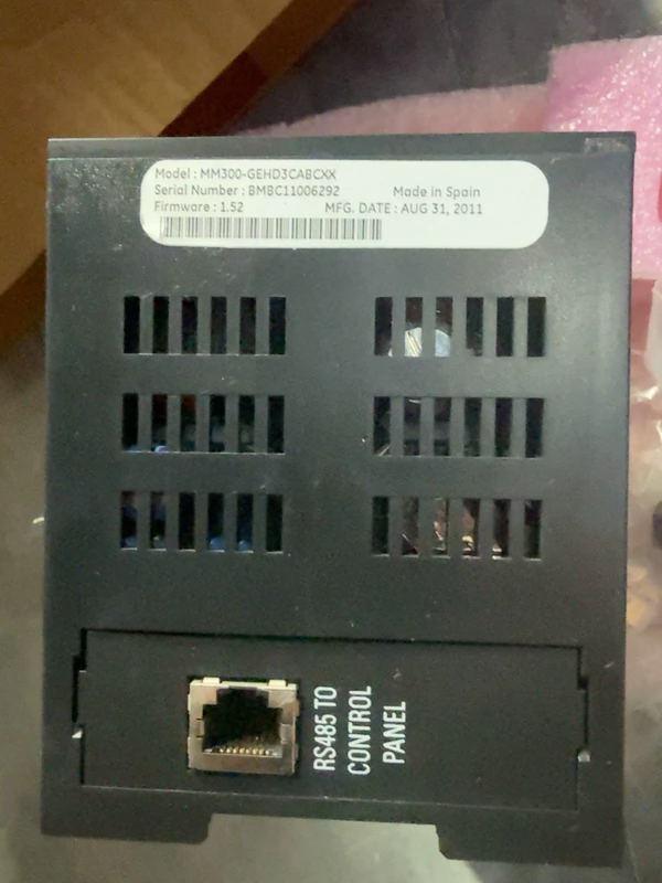 Industrial Motor Protection GE Multilin MM300-GEHD3CABCXX Relay 2 Industrial Motor Protection GE Multilin MM300-GEHD3CABCXX Relay - Image 2
