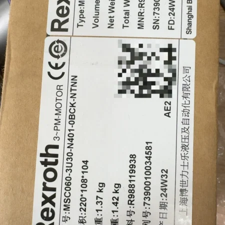 Industrial Automation REXROTH MSC060-3U30-N401 Motor