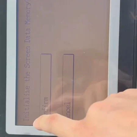 Machine Control Panel with Omron NT600S-ST121B-EV3 Touchscreen
