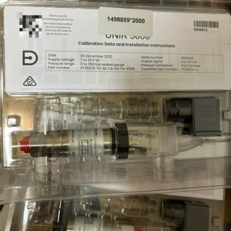 High-Accuracy Pressure Sensing Druck PTX5072-TC-A1-CA-H0-PA-5599