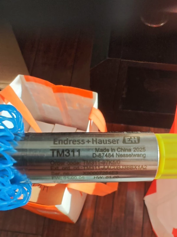 Industrial Process Monitoring with Endress+Hauser TM311-97K5/020