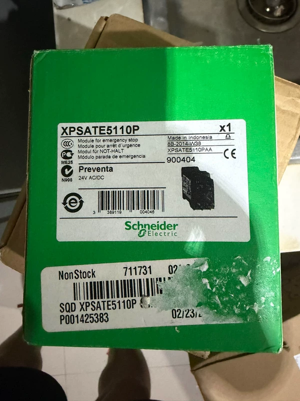 Emergency Stop Safety Solution with Schneider XPSATE5110P 1 Emergency Stop Safety Solution with Schneider XPSATE5110P