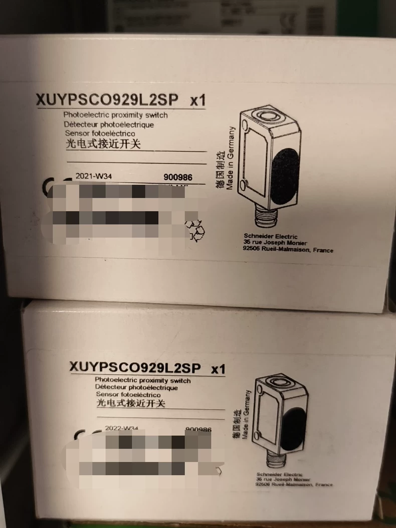 Metal Detection Solution Schneider XUYPSCO929L1SP Sensor