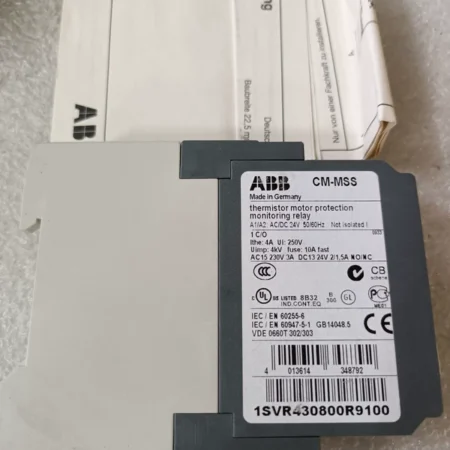 Pump Motor Safety ABB CM-MSS 1SVR430800R9100 Relay