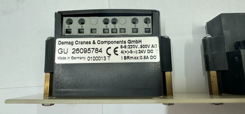 Demag GS 26089484 0100013T Rectifier Module 1 Demag GS 26089484 0100013T Rectifier Module