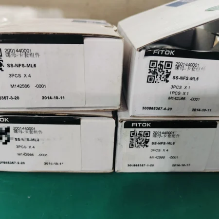 Tube Fitting Ferrule Set Fitok SS-NFS-ML6 for 6mm Tubes