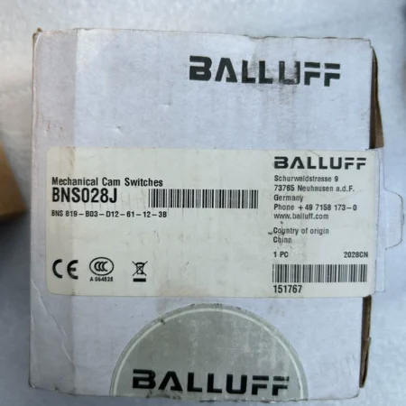 BALLUFF BNS 819-B03-D12-61-12-3B BNS028J Limit Switch
