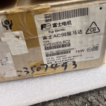 Industrial Servo Motor Fuji GYS102D5-RC2 1kW Encoder