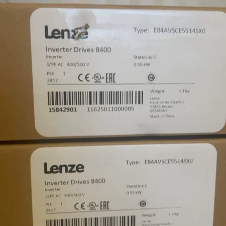 Lenze E84AVSCE5514SX0 Inverter Drive 5.5kW 400V AC