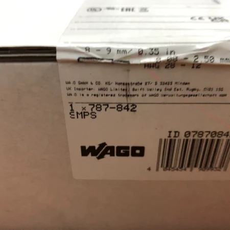 WAGO 787-842 Power Supply Module 24V DC 2.5A DIN Rail