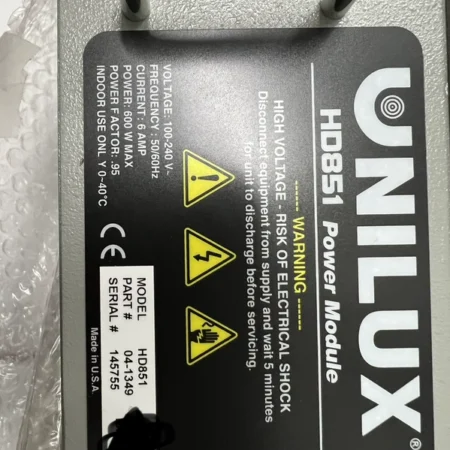 UNILUX HD851 Power Supply for Industrial Automation
