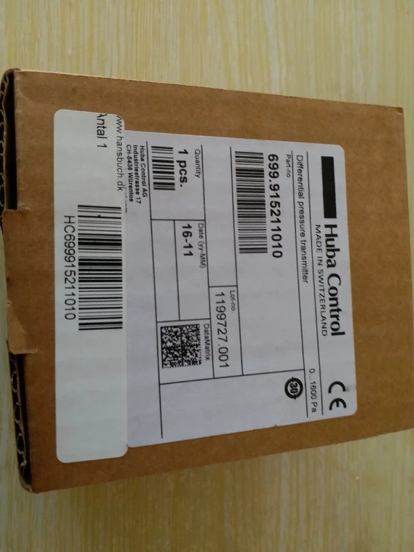 Huba Control 699.915211010 Differential Pressure Transmitter 1 Huba Control 699.915211010 Differential Pressure Transmitter