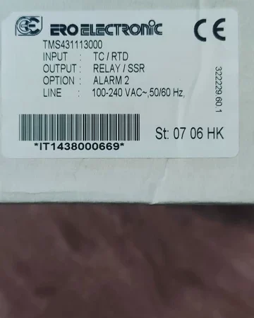 Temperature Controller ERO ELECTRONIC TMS431113000 for Industry
