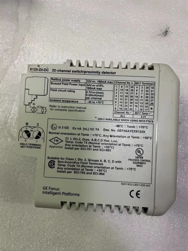 GE 8125-DI-DC Digital Input Module for Automation Systems 1 GE 8125-DI-DC Digital Input Module for Automation Systems