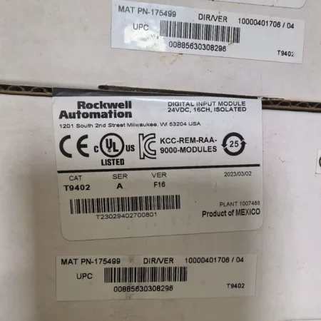 PLC Expansion Module Rockwell T9402 for Control Systems