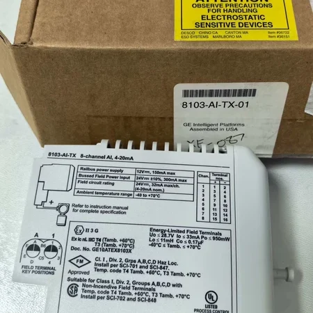 GE 8103-AI-TX Module for Industrial Signal Control
