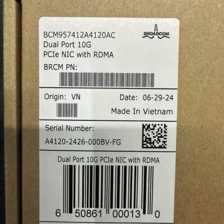 Broadcom BCM957412A4120AC 10Gb Fiber Network Adapter