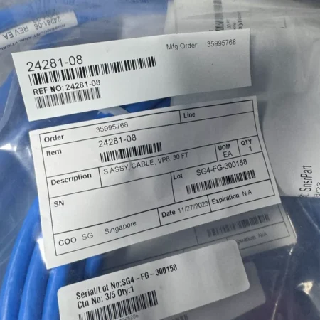 Industrial Data Cable Emerson 24281-08 for Controls