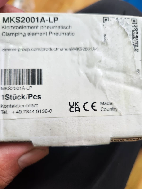 CNC Linear Guide Locking Zimmer MKS2001A-LP Industrial Clamp 2 CNC Linear Guide Locking Zimmer MKS2001A-LP Industrial Clamp - Image 2