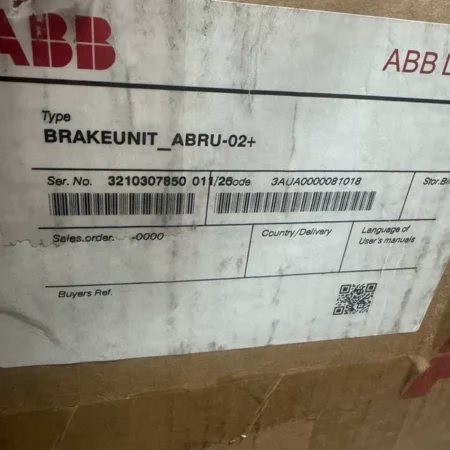 ABB ABRU-02+ 3AUA0000081018 Brake Unit Industrial