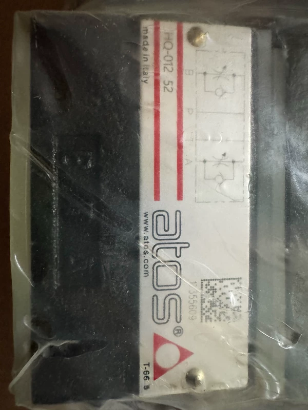 Hydraulic Throttle Valve ATOS HQ-012 52 for Machinery 2 Hydraulic Throttle Valve ATOS HQ-012 52 for Machinery - Image 2